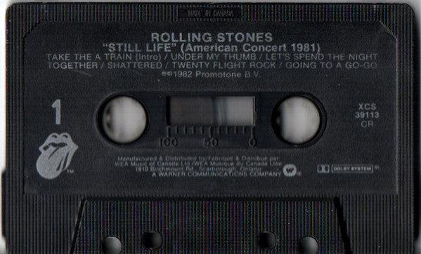 The Rolling Stones – Still Life (American Concert 1981) (Cassette)