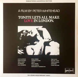 Various ‎– Tonite Let's All Make Love In London (NEW PRESSING)
