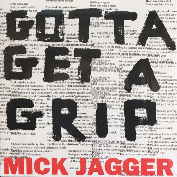 Mick Jagger ‎– Gotta Get A Grip / England Lost (NEW PRESSING)