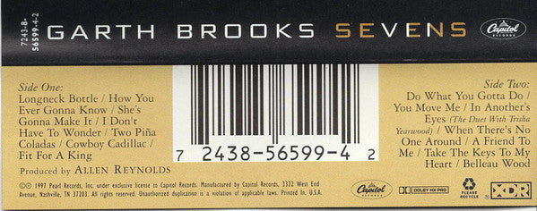 Garth Brooks – Sevens (CASSETTE)