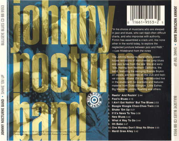 Johnny Nocturne Band – Shake 'Em Up(CD Album)