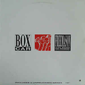 Boxcar ‎– Freemason (You Broke The Promise) factory sealed, pressed 1988