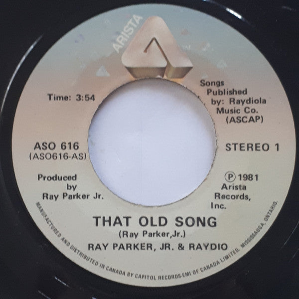 Ray Parker Jr. & Raydio – That Old Song / Old Pro (7" Single 45)