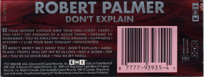 Robert Palmer – Don't Explain (CASSETTE)