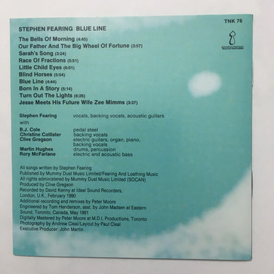 Stephen Fearing – Blue Line (CD ALBUM)