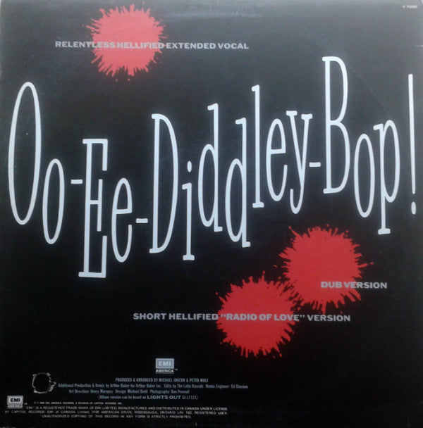 Peter Wolf ‎– Oo-Ee-Diddley-Bop!-12", 45 RPM, Maxi-Single