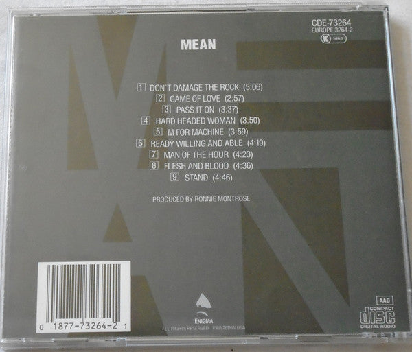 Montrose – Mean (CD ALBUM)