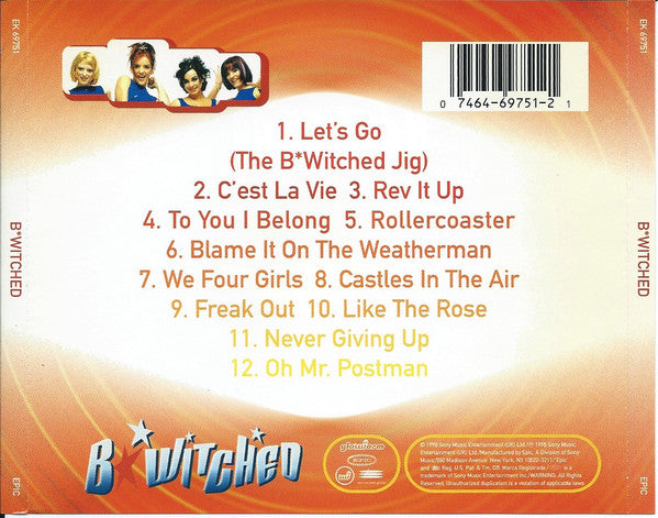 B*Witched – B*Witched (CD ALBUM)