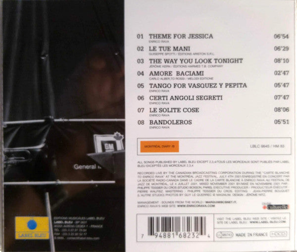 Enrico Rava, Stefano Bollani – Montréal Diary /B-CD Album
