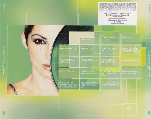 Gloria Estefan – Gloria! (CD ALBUM)