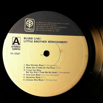 Little Brother Montgomery – Blues Live! (JAPANESE PRESSING) NO obi