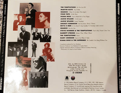 Various – The Music, The Magic, The Memories Of Motown (A Tribute To Berry Gordy) (CD Album)
