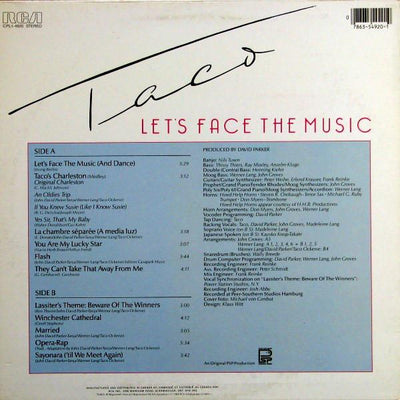 Taco ‎– Let's Face The Music