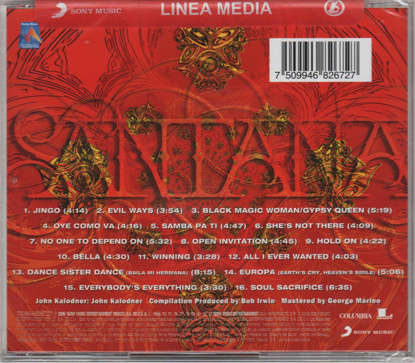 Santana ‎– The Best Of Santana (CD Album)