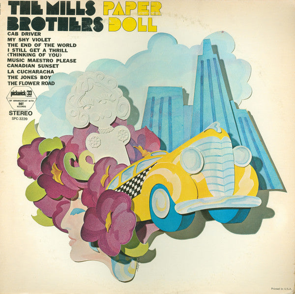 The Mills Brothers ‎– Cab Driver, Paper Doll, My Shy Violet