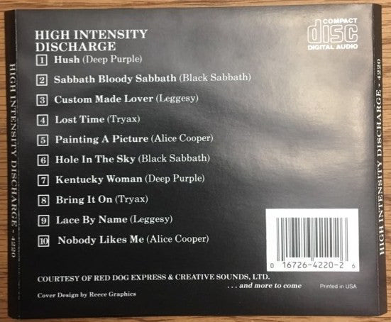 Various – High Intensity Discharge (CD ALBUM)