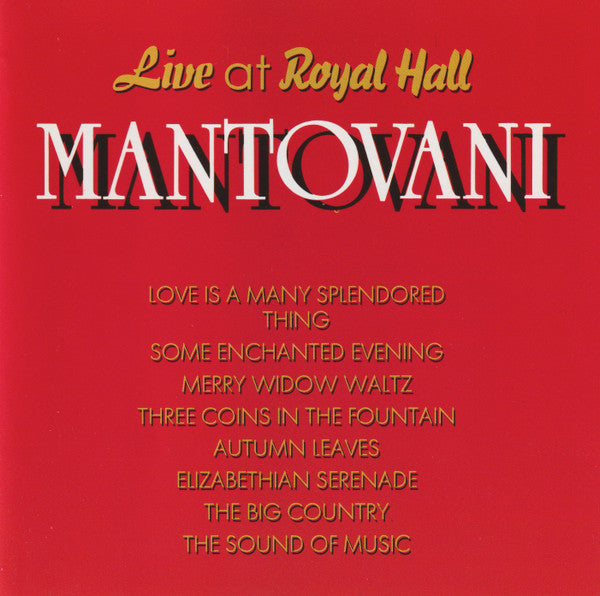 Mantovani – Live At Royal Hall (CD Album)
