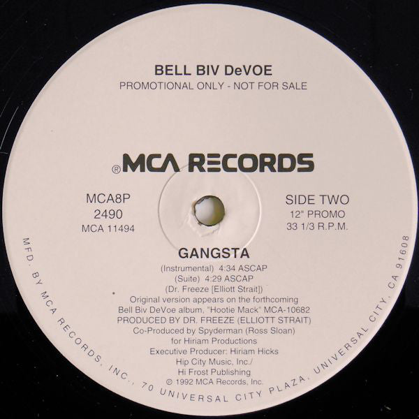 Bell Biv Devoe – Gangsta (12" SINGLE)