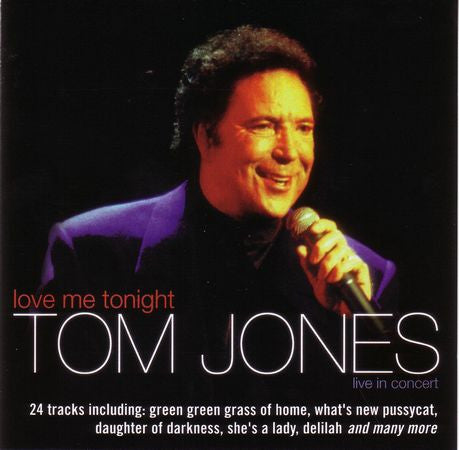 Tom Jones – Love Me Tonight - Live In Concert (CD Album)