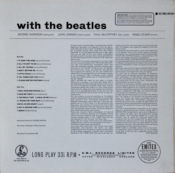 The Beatles – With The Beatles (UK REPRESS)