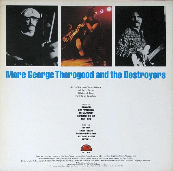 George Thorogood And The Destroyers ‎– More George Thorogood And The Destroyers