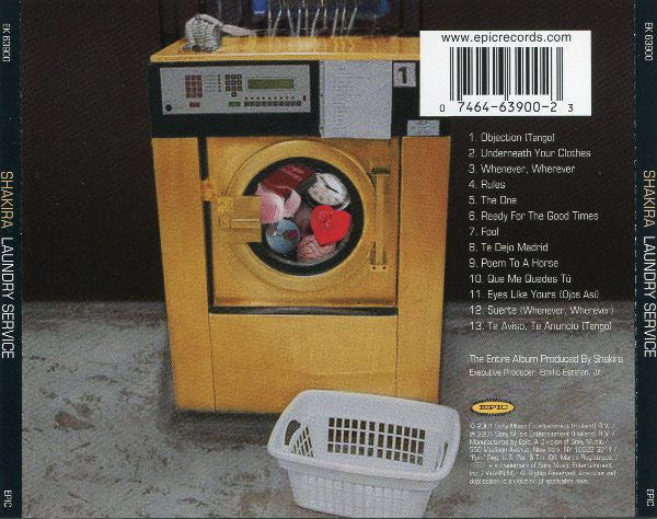 Shakira – Laundry Service (CD ALBUM)