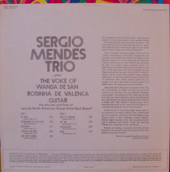 The Sergio Mendes Trio ‎– So Nice