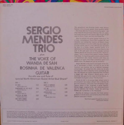 The Sergio Mendes Trio ‎– So Nice