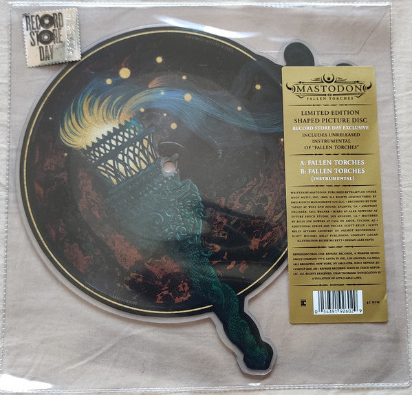 Mastodon – Fallen Torches (NEW PRESSING)-2021RSD2 -  (4 colour shaped picture disc)