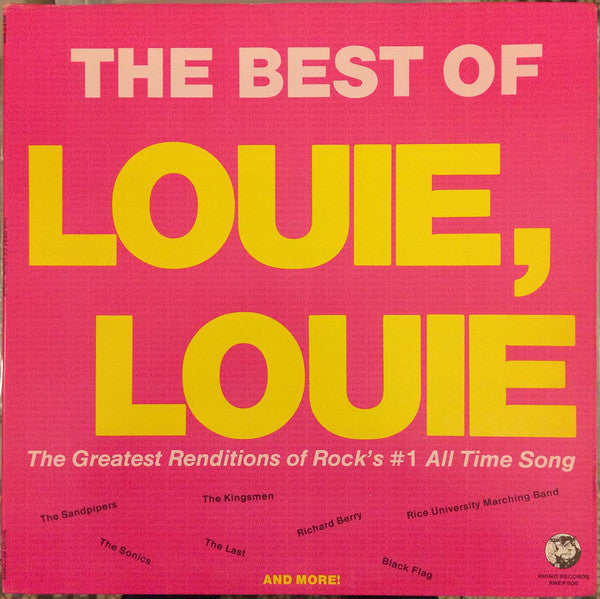 Various ‎– The Best Of Louie, Louie