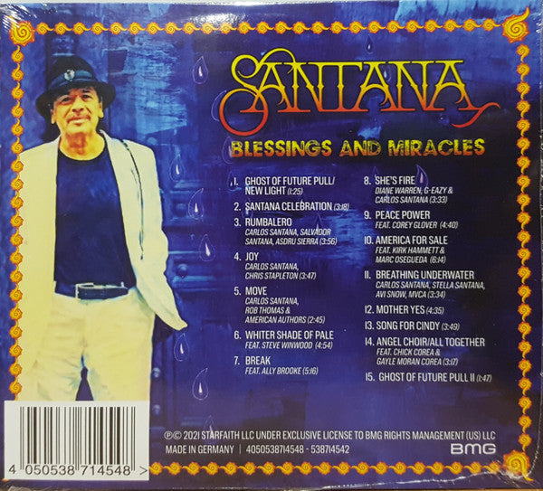 Santana – Blessings And Miracles (CD ALBUM)