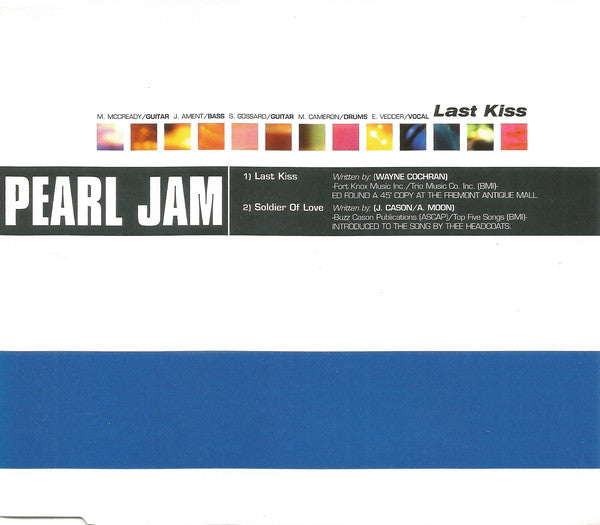 Pearl Jam – Last Kiss (CD  Album) SINGLE