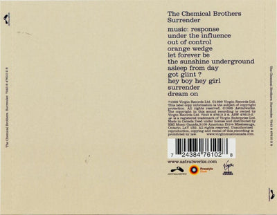 The Chemical Brothers – Surrender (CD ABUM)