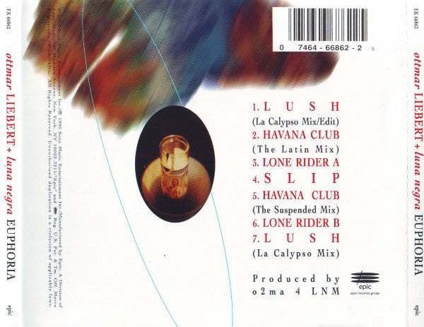 Ottmar Liebert + Luna Negra* – Euphoria (CD ALBUM)