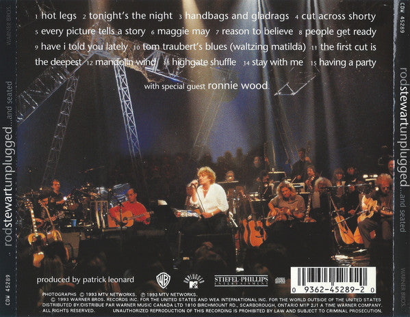 Rod Stewart – Unplugged ...And Seated (CD ALBUM)