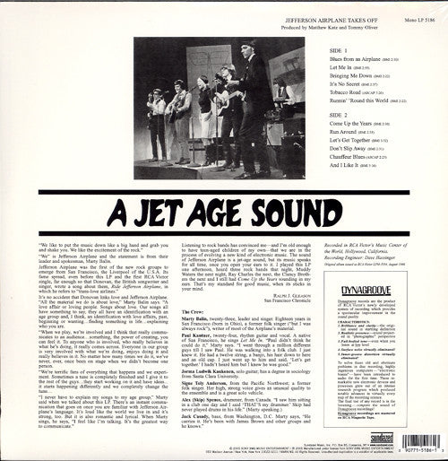 Jefferson Airplane – Takes Off (180g Reissue)