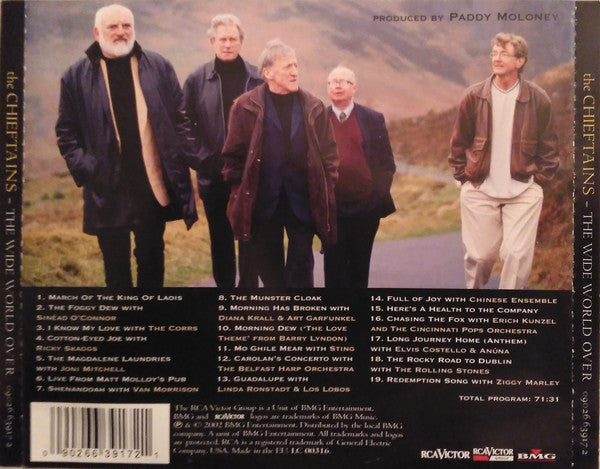 The Chieftains – The Wide World Over (A 40 Year Celebration) (CD ALBUM)