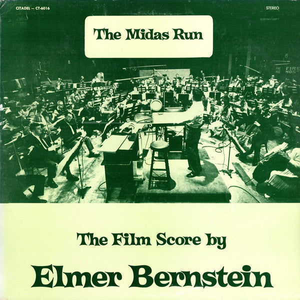 Elmer Bernstein ‎– The Midas Run (The Film Score)