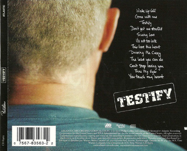 Phil Collins – Testify (CD ALBUM)