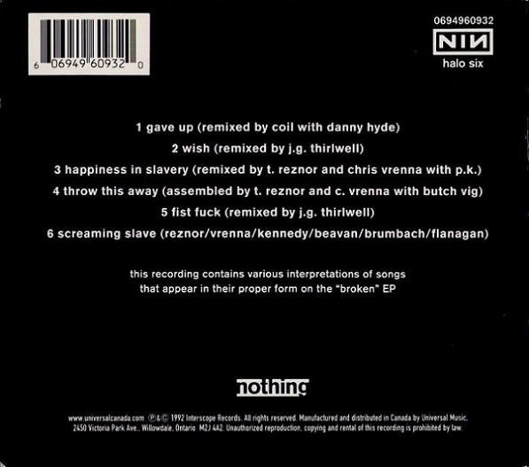 Nine Inch Nails – Fixed (CD Album)