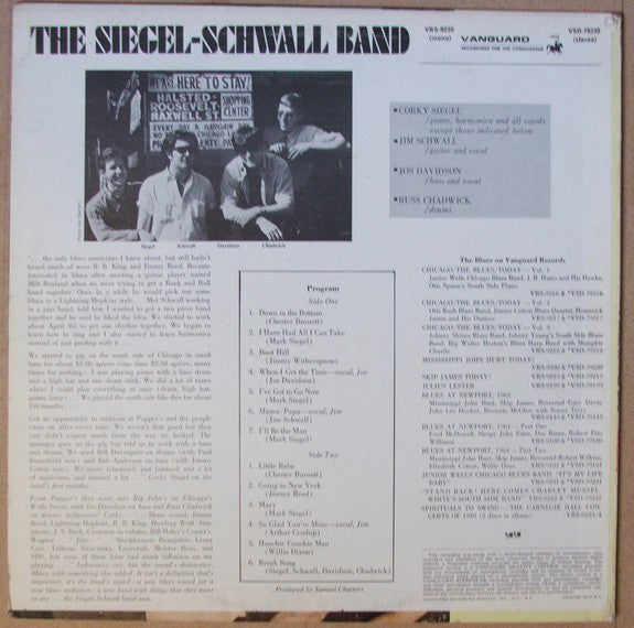 The Siegel Schwall Band - The Siegel Schwall Band