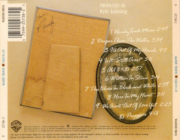 Randy Travis – Old 8x10 (CD ALBUM)