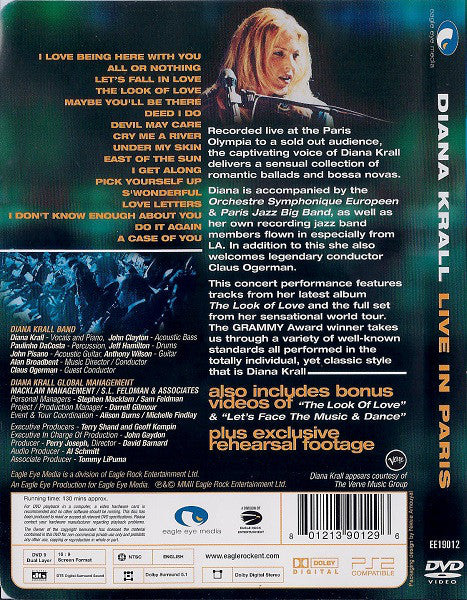 Diana Krall – Live In Paris (CONCERT DVD)