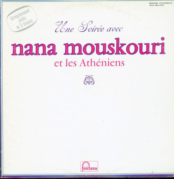 Nana Mouskouri, Les Athéniens – Une Soirée Avec Nana Mouskouri Et Les Athéniens