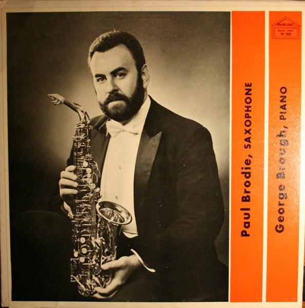 Paul Brodie / George Brough ‎– Paul Brodie, Saxophone / George Brough, Piano
