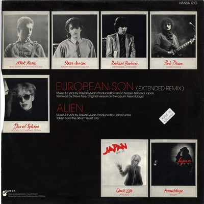 Japan ‎– European Son (12" Single)