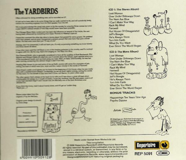 The Yardbirds – Roger The Engineer / Over Under Sideways Down (2xCD Album)