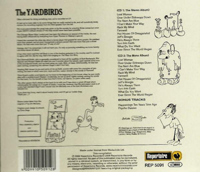 The Yardbirds – Roger The Engineer / Over Under Sideways Down (2xCD Album)