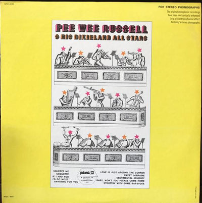 Pee Wee Russell ‎– Pee Wee Russell & His Dixieland All Stars