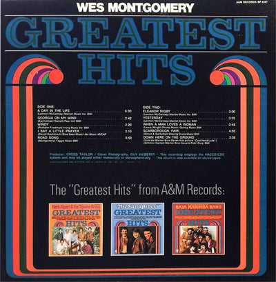 Wes Montgomery ‎– Greatest Hits